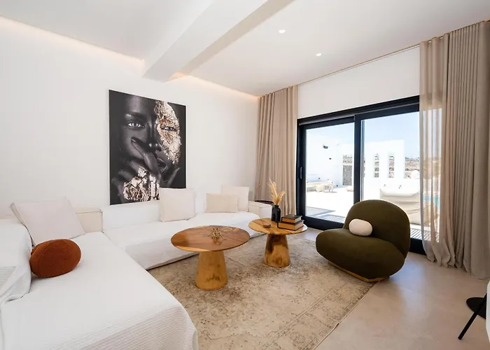 别墅 Mykonos Villa, Luxe Escape With Private Pool 克洛瓦斯